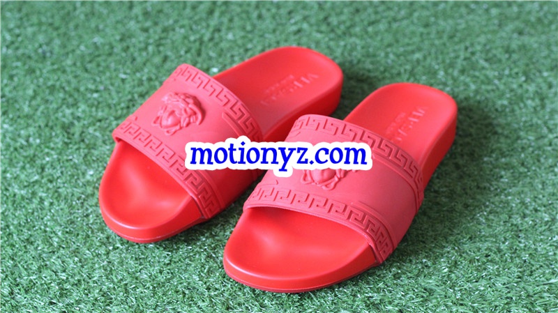 Brand Versace Red slide